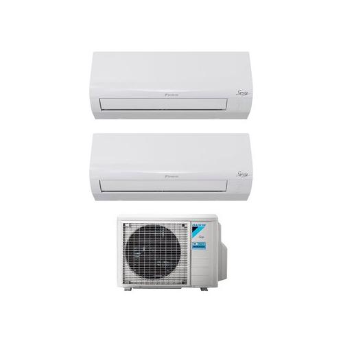 Daikin Condizionatore fisso dual 3,5 + 3,5 Kw SIESTA White ATXF35G, ATXF35G 2AMXF50A