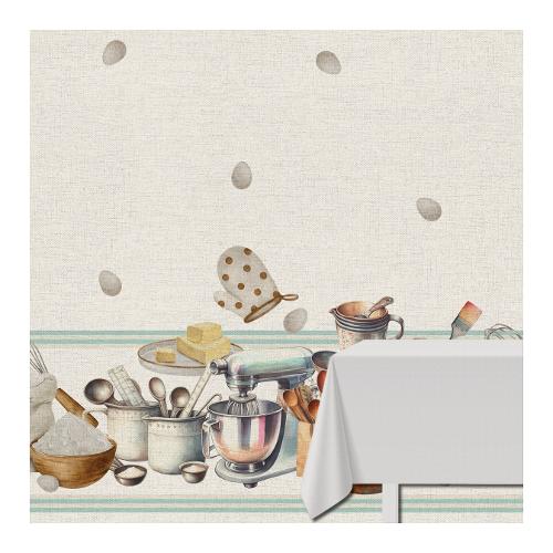 Tessitura Zambaiti Tovaglia SPOTTY Antimacchia Stovig 7245 (140x140cm)