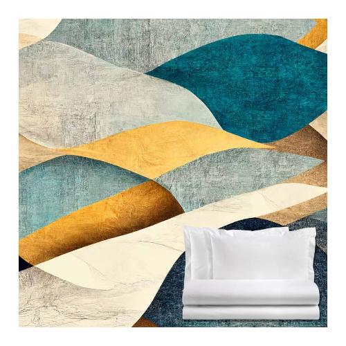 Tessitura Zambaiti Completo letto due piazze raso di cotone CLEA 6020