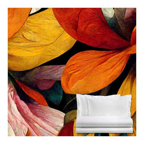 Tessitura Zambaiti Completo letto due piazze raso di cotone CLEA 6017