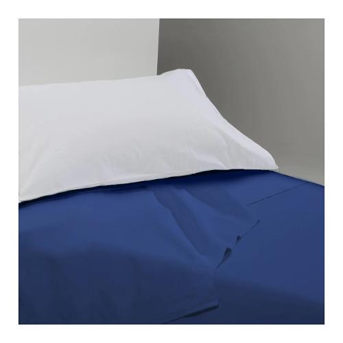 Happidea Lenzuolo sopra piazza e mezza 4 & 4 OTTO 0027 Blu royal