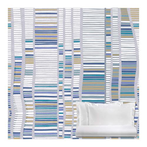 Cogal Parure copripiumino geometrico 24 due piazze DAY DREAM 2402 088 Silver grey