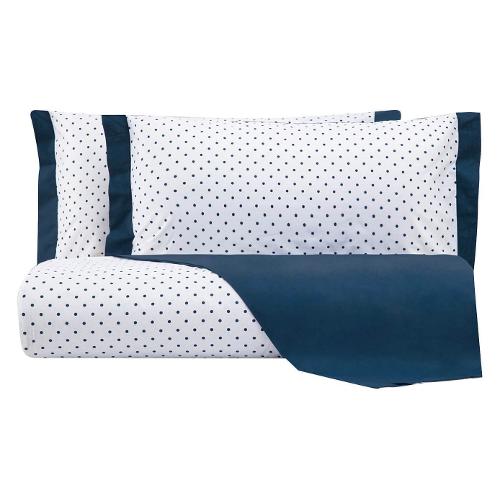 Cogal Parure copripiumino pois due piazze SHAKE 1779 403 Vintage blue