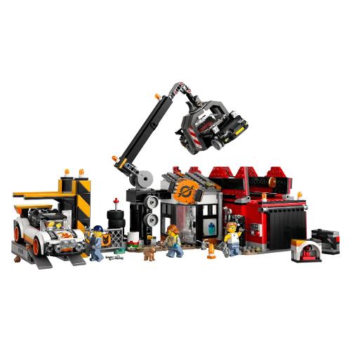 LEGO Sfasciacarrozze con auto ( 871 pz ) CITY 7a+ 60472