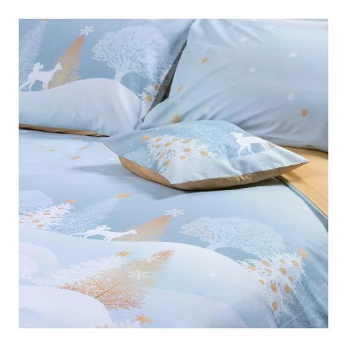 Happidea Parure copripiumino due piazze BOSCO INCANTATO 9668 01