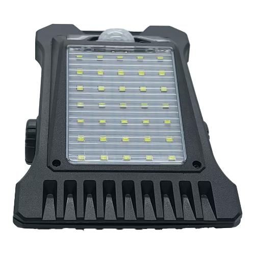 Berni Group Proiettore con sensore presenza solare Nero (18x11cm) LED 22 45 luci - LED