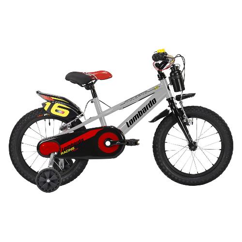 Cicli Lombardo Mountain Bike ( 1 vel ) 16" YOUNG VULCANO Acciaio Grey tomaia glossy DY1602 5223
