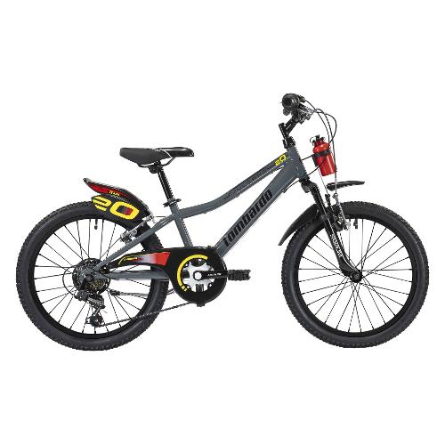 Cicli Lombardo Mountain Bike 20" YOUNG VULCANO RACE Acciaio Grey mapace glossy DY2005 5227