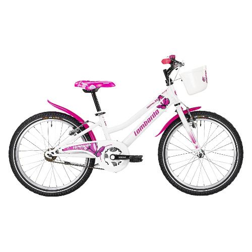 Cicli Lombardo Mountain Bike acciaio ( 1 vel ) 20" CREMONA White glossy DY2008