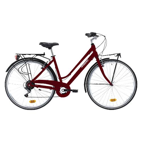 Cicli Lombardo Bicicletta City Bike 28" DYNAMIC MIRAFIORI 250 AGEVOLE Bordeaux duna glossy Tg. 48 DT2808 5348