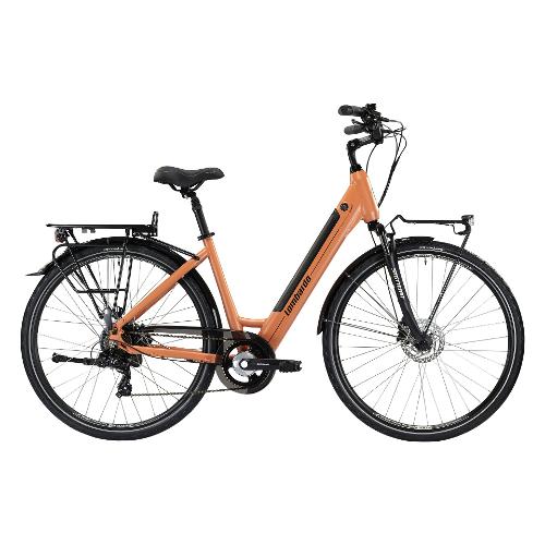 Cicli Lombardo City Bike elettrica 28" ( 36V; 14Ah 504Wh ) TRASTEVERE AGEVOLE Red fonetica matt MC2802 5248 (taglia 48 )