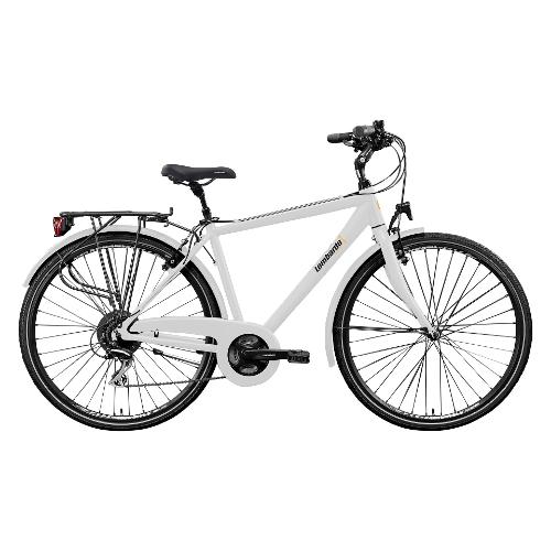 Cicli Lombardo City Bike alluminio ( 7 vel ) 28" TARANTO MAN White monroe glossy DT2803 5148 (taglia 48 )