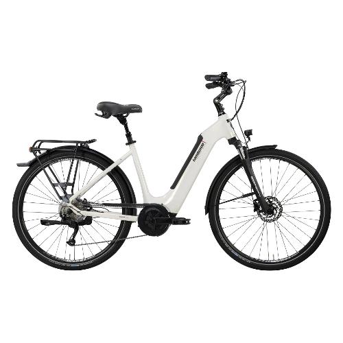 Cicli Lombardo Bici Trekking elettrica 28" ( 36V - 17,3Ah 625Wh ) (taglia 48 ) MONTECATINI 3.0 AGEVOLE White monroe glossy EC2802 5148