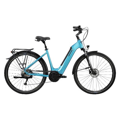 Cicli Lombardo Bici Trekking elettrica 28" ( 36V; 17,3Ah 625Wh ) MONTECATINI 3.0 AGEVOLE Blue riflesso glossy EC2802 5248 (taglia 48 )
