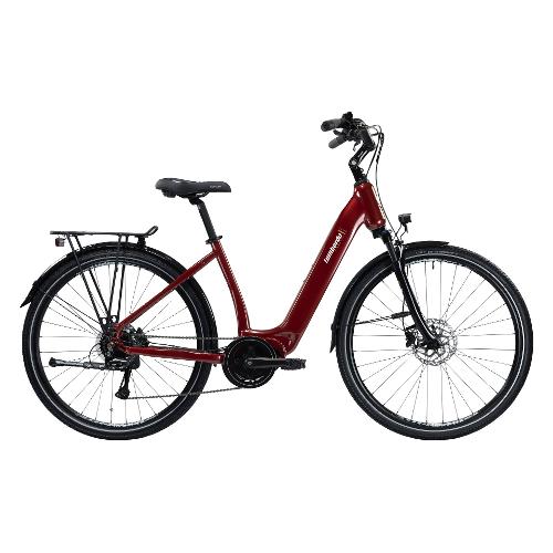 Cicli Lombardo Bici Trekking 28" ( 36V - 20Ah 720Wh ) EVOLUTION E BIKES MARATEA PLUS AGEVOLE Bordeaux duna glossy MT2802 5348