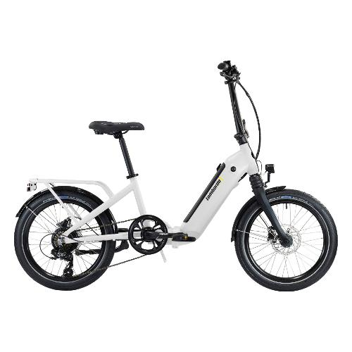 Cicli Lombardo Bici pieghevole elettrica 20" ( 36V; 14Ah 504Wh ) AMALFI White monroe matt MF2005 5131