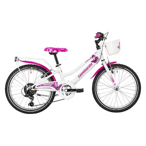 Cicli Lombardo Mountain Bike ( 6 vel ) 20" YOUNG CREMONA Acciaio White glossy DY2007 5127