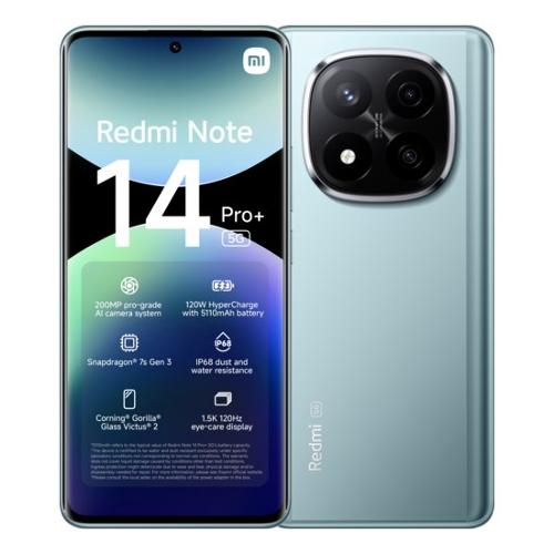Xiaomi Smartphone 6,67" REDMI NOTE 14 PRO+ 5G Frost blue ( 256GB Ram 8GB 5110mAh ) MZB0IJAEU