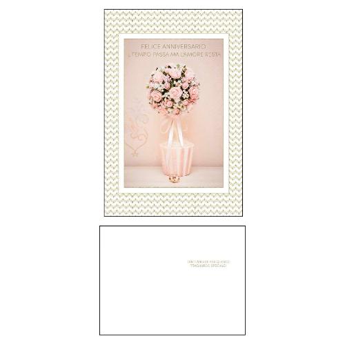 Marpimar Biglietto auguri Anniversario matrimonio (11,8x16,8 cm) LOE101