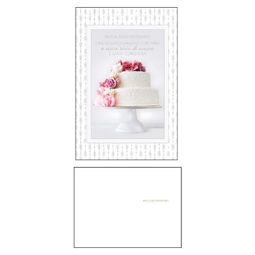 Marpimar Biglietto auguri Anniversario matrimonio (11,8x16,8 cm) LOE102