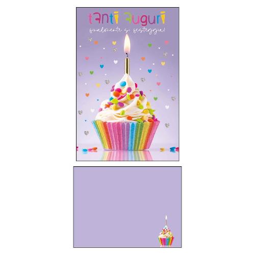 Marpimar Biglietto auguri Compleanno (11,8x16,8 cm) LOE19