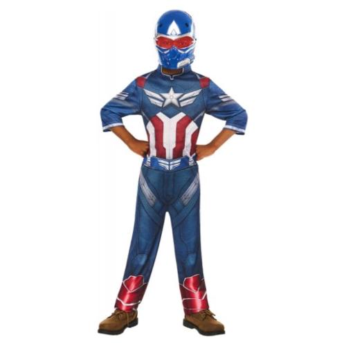 Rubie'S Spain Costume carnevale MARVEL AVENGERS Capitan America taglia 9-10 anni 1001251