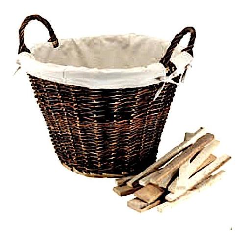 Biacchi Cesto legna GARDEN FRIEND Marrone CB653794 (53x42x45 cm)