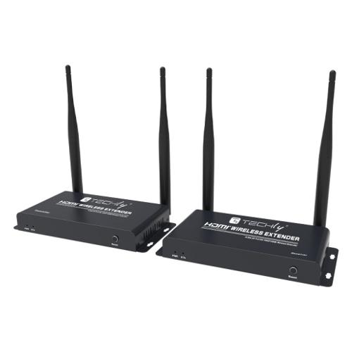 Techly Extender HDMI Kit Wireless Black IDATA HDMI WL212