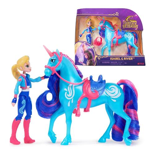 Spin Master Set bambola Isabel & River  con accessori UNICORN ACADEMY 6066842
