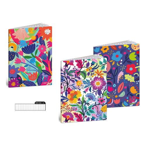 Blasetti Quaderno quadretti 5 mm A4 LOOK assortito 9107