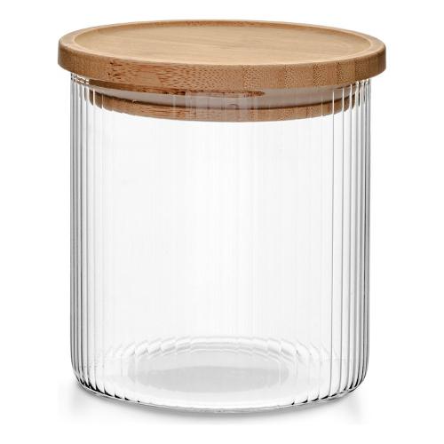 H&H Barattolo (750ml) Trasparente e bamboo 9947706
