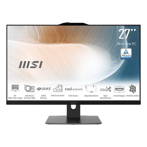 Msi All in one 27" MODERN AM272P 1M 849IT Black 9S6 AF8231 891 CPU Intel Core 7 Ram 16GB Hd 512GB Scheda grafica Intel Graphics