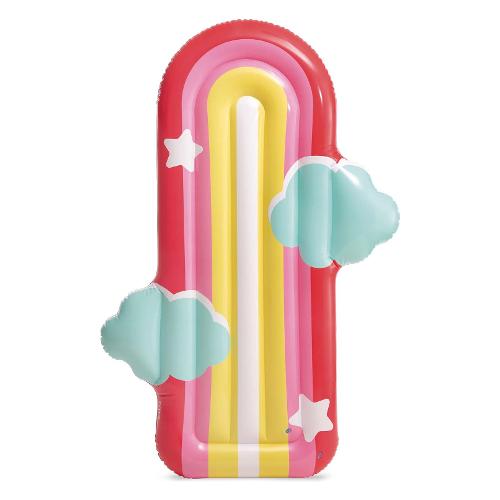 Intex Materassino gonfiabile Rainbow con nuvole Multicolor (175x117x20 cm) 58729EU
