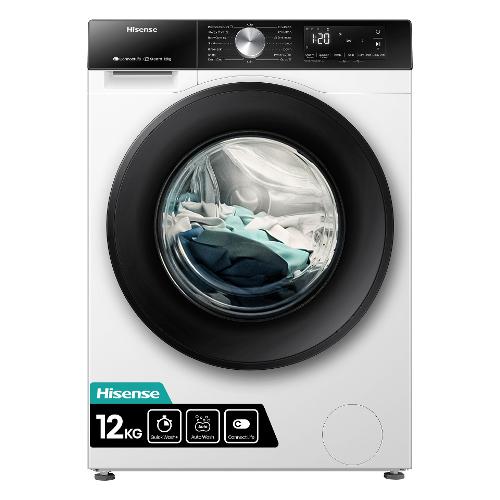 Hisense Lavatrice 12 Kg WF3S1243BW3 White e Black 20013530 classe A 1400giri/min (59,5x64x84,5cm)