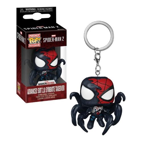 Funko POP POCKET KEYCHAIN Marvel Spider Man 2 GamerVerse Advanced Suit 82878