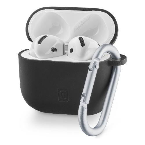 Cellular Line Custodia protettiva auricolari BOUNCE Black BOUNCEAIRPODS4K