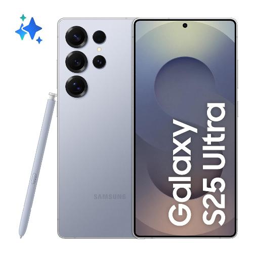 Samsung Smartphone 6,9" GALAXY AI S25 ULTRA 5G Titanium silverblue ( 1TB Ram 12GB 5000mAh ) SM S938BZBHEUE