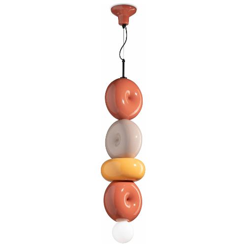 Ferroluce Sospensione BUMBUN (25x154cm) C2754 1 luce - E27 - Max 53W