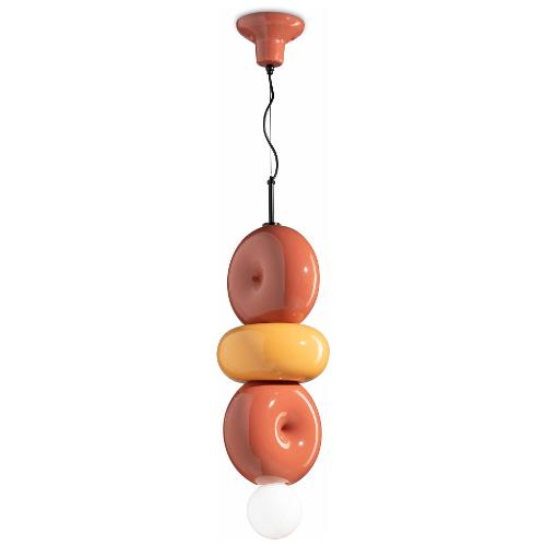 Ferroluce Sospensione BUMBUN (25x139cm) C2752 1 luce - E27 - Max 53W