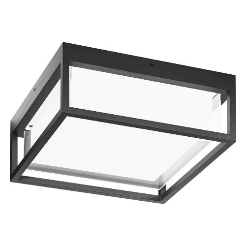 G.E.A. Luce Plafoniera da esterno Grigio antracite (25x10x25cm) GES2091 1 luce - LED - Max 20W