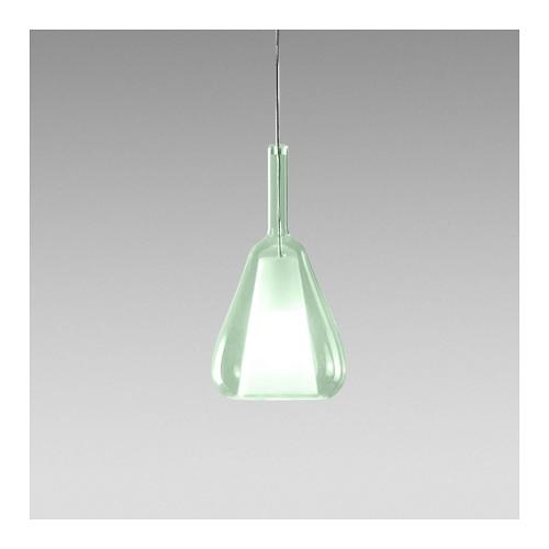 G.E.A. Luce Sospensione OFELIA S11 Verde trasparente (20x300cm) FOFSV11 1 luce - E27 - Max 60W