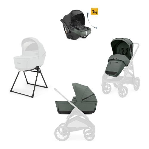 Inglesina Sistema modulare senza telaio System Quattro con Darwin Recline APTICA XT Taiga green AA72S0TGG