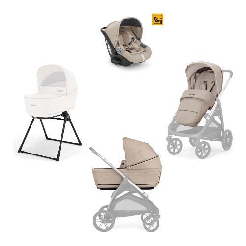 Inglesina Sistema modulare senza telaio System Quattro con Darwin APTICA Pashmina beige AA61S0PSB