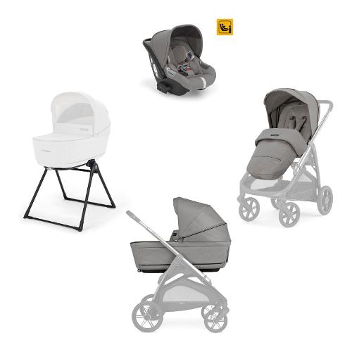 Inglesina Sistema modulare senza telaio System Quattro con Darwin APTICA Platinum grey AA61S0PLG