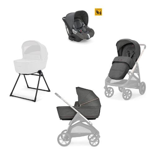 Inglesina Sistema modulare senza telaio System Quattro con Darwin APTICA Velvet grey AA61S0VLG