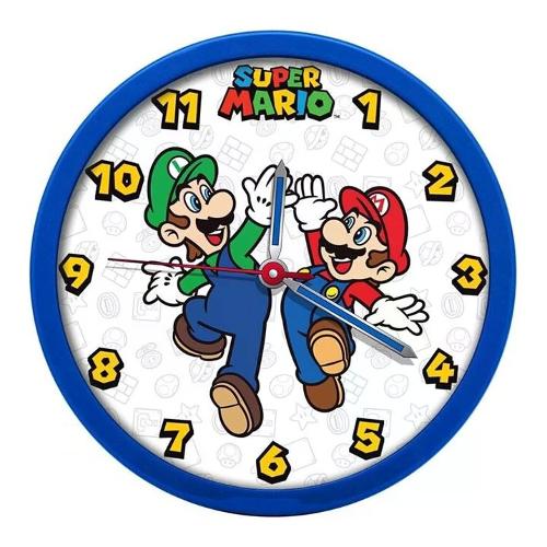 Kids Licensing Orologio da parete (25cm) Mario & Luigi SUPER MARIO Multicolor GSM3063