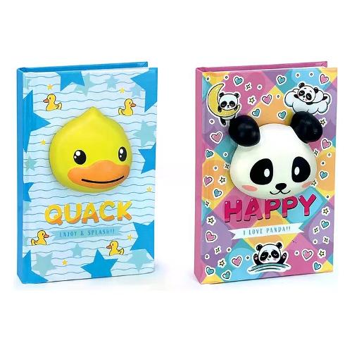 Lebez Quaderno notes fogli bianchi 3D A6 nessuna rigatura SQUISHY assortito 81853