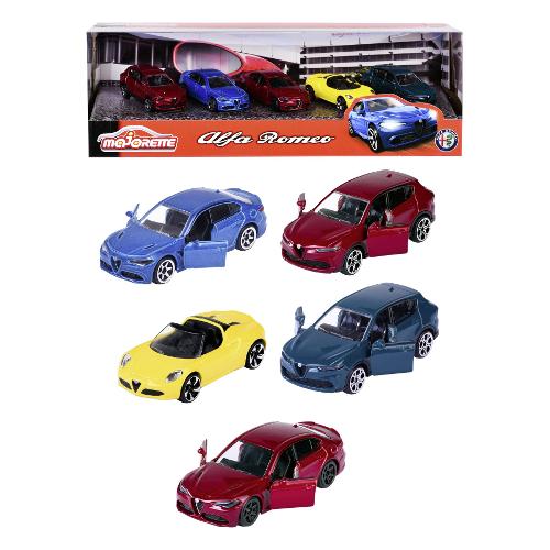 Simba Set auto modelli Alfa Romeo Gift pack 5 pz MAJORETTE 212053178S