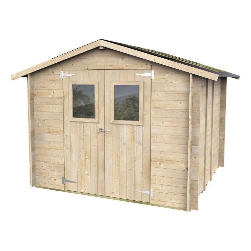 Alce Casetta BLOCK HOUSE Hobby Bh19 Grande Naturale (248x248x217 cm) 62192