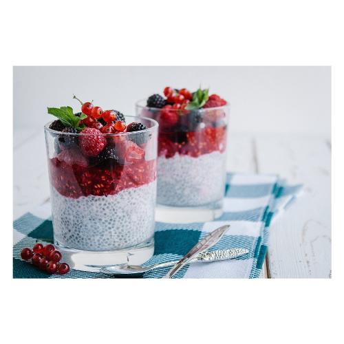 Dozza BERRIES DESSERT 6514669 Stampa su tela (40x40cm) XCANVA40X40BD
